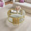 Ensemble de table de salon 3 pièces avec plateau en verre et base en acier inoxydable-108053295-108053296
