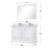Double Bath Vanity 48 In. W X 22 In. D, Carrara Marble Top,-1067170092