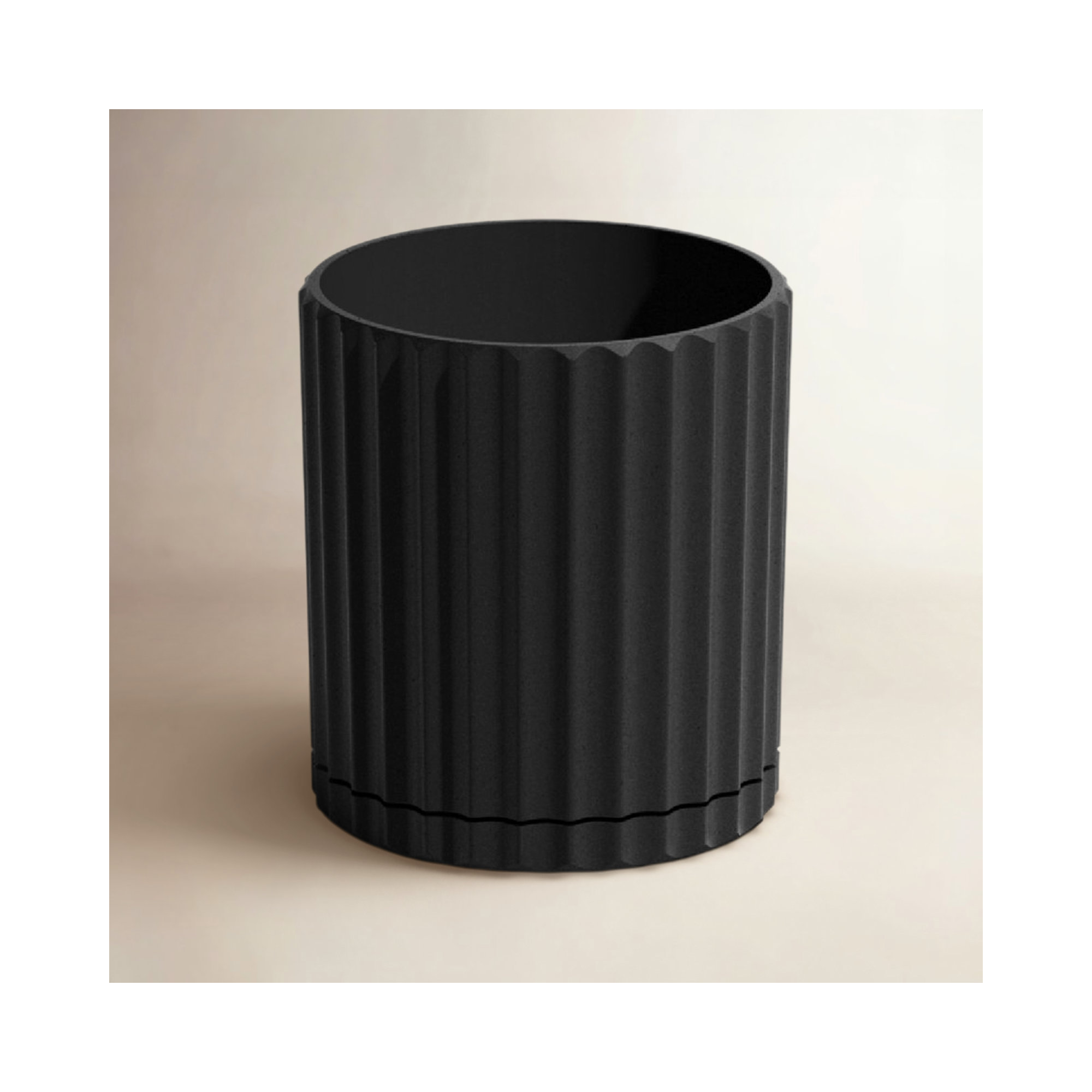 Veradek Demi Series 6" Planter, 1, Black