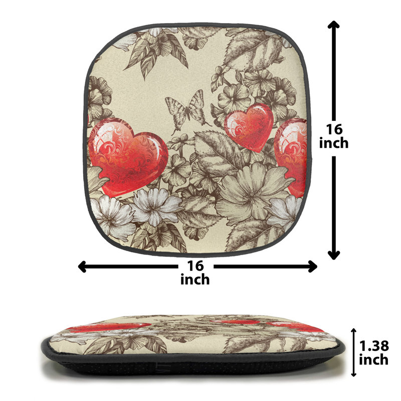 Outdoor 1.38'' Dining Chair Seat Cushion