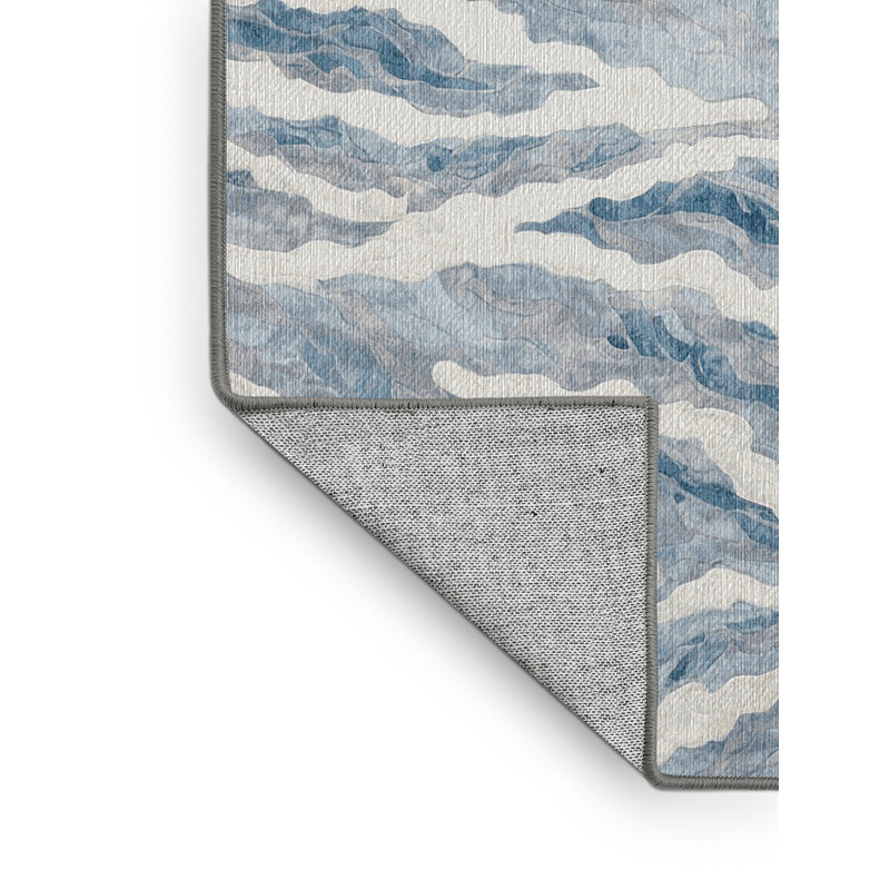 Machine Washable Gray Area Rug