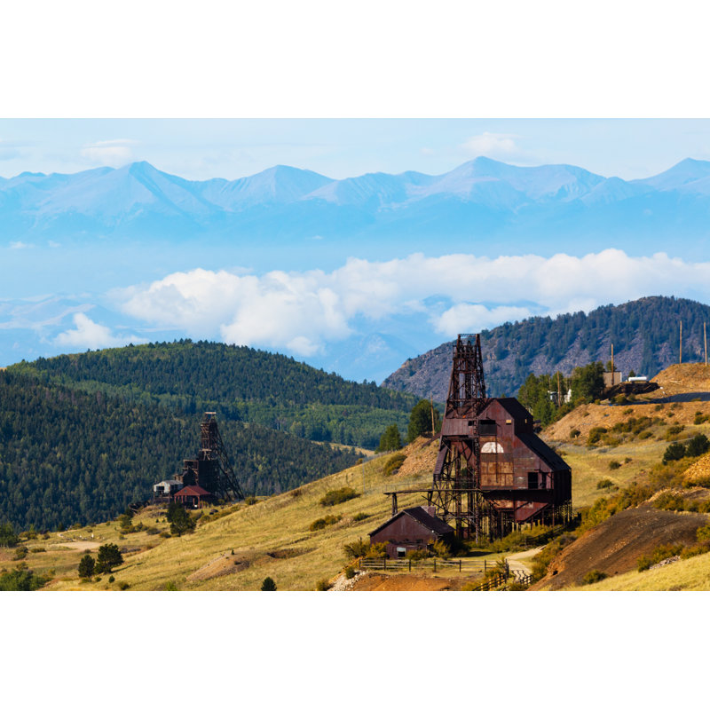 Colesburg Historic Victor Gold Mining - Wrapped Canvas Print, 30cm H x 46cm W x 3.8cm D