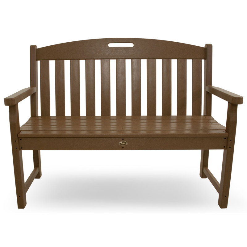 Banc club POLYWOOD, H 36 po x l 48 po x P 24,5 po, Brun
