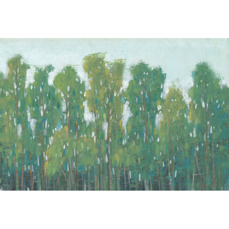 Forest Green II - Painting, 51cm H x 76cm W, Wrapped Canvas