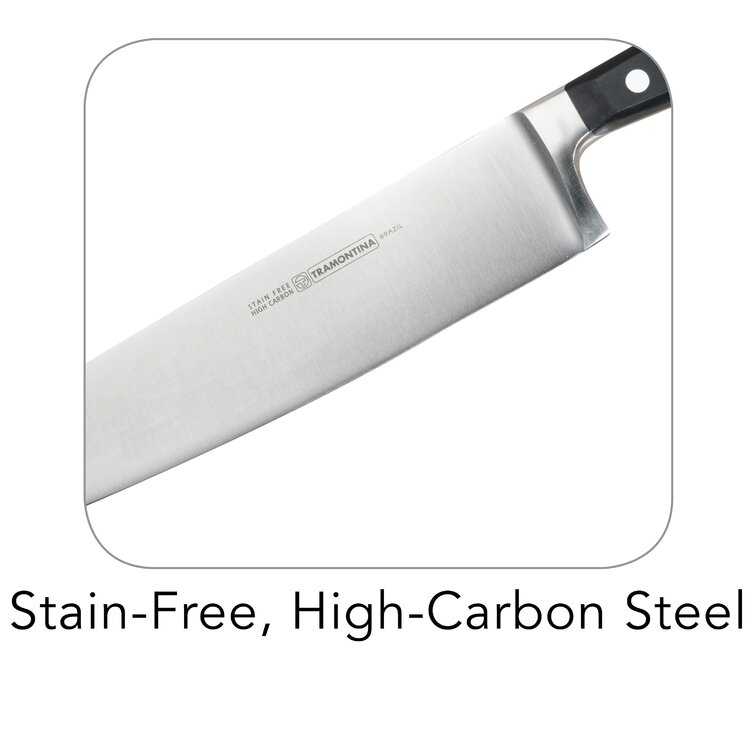 Gourmet Easy - Stainless Steel Blade Chef Kitchen Knife - 8 inches, Silver