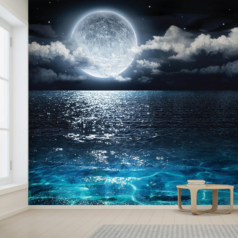 Nautical Ocean Peel & Stick Border, 100" L x 144" W