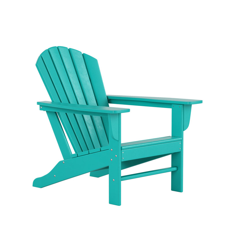 Chaise Adirondack en plastique avec table Altura, Turquoise