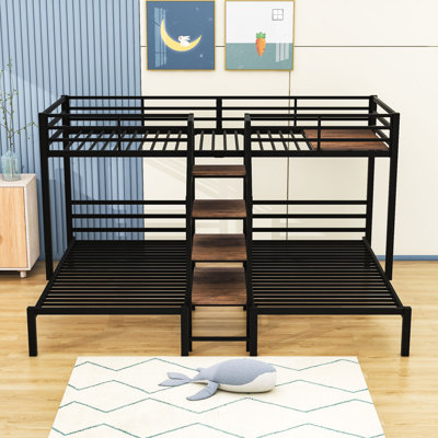 Afshah Twin over Twin & Twin Triple / Quad Bunk Bed by Isabelle & Max™