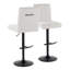 Tabouret de bar réglable avec repose-pieds arrondi Harrison-109578118