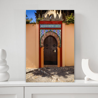 Moorish Gateway In The El Albayzín Or Albaicín Quarter, Granada, Andalucia, Spain, Europe Abstract Traditional Architecture Landscape Wall Art