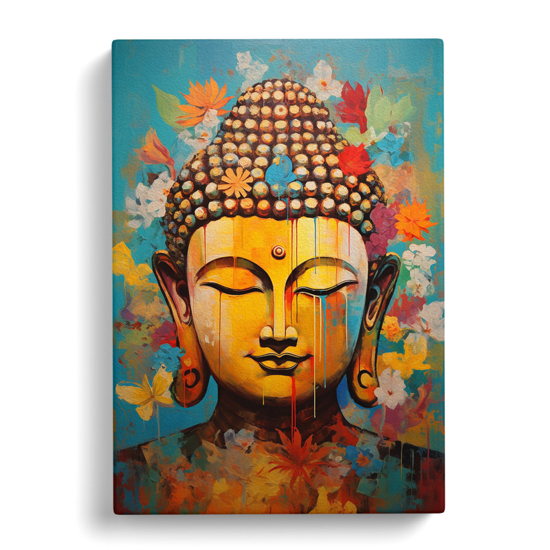 Buddha Expressionism No.3 - No Frame Print, 60cm H x 40cm W x 3cm D