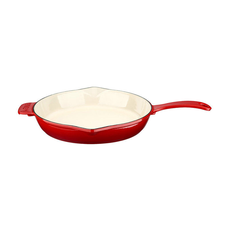 Poêle en fonte émaillée Lava 11-Series, Rouge