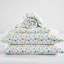 Ensemble de draps en flanelle de coton 3 pièces à motif de flanelle avec motif de sapin blanc doux et chaud, lavable à la machine, 100% style