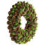 Mini Pinecone And Berries Frosted Christmas Wreath - 13" - Unlit