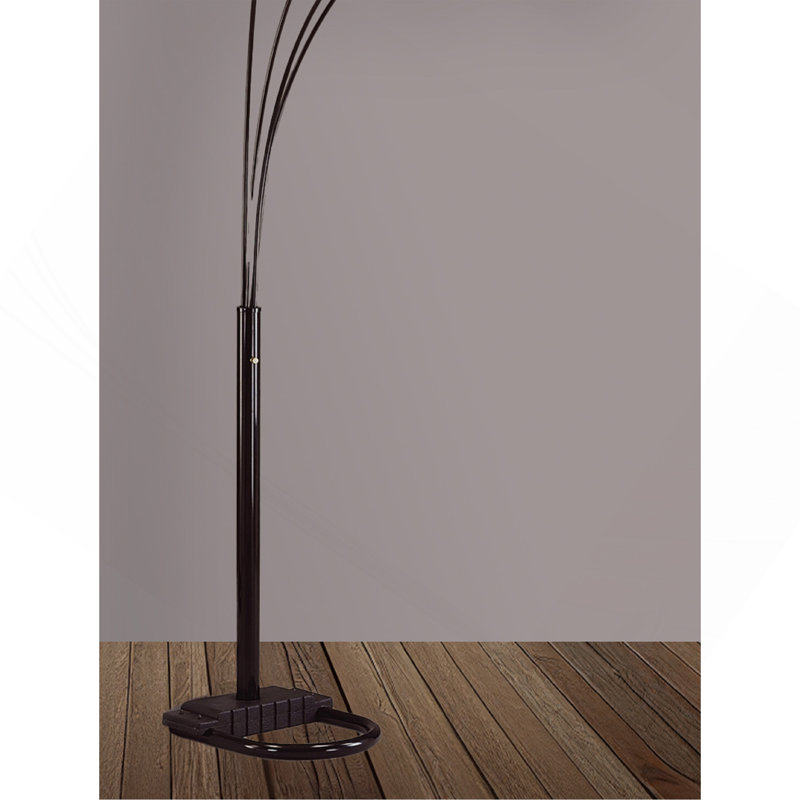 Lampe arquée de luxe à conception multi-têtes 1pc