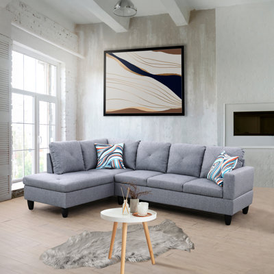 Aizleigh Upholstered L-Shaped Sectional