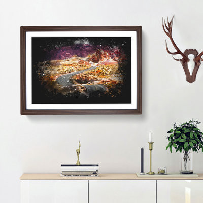 The Valley of Fire in Nevada - Picture Frame Graphic Art Print