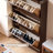 Dark walnut Solid Wood Shoe Storage Bench