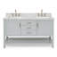 Ensemble de meuble-lavabo double 61 po Abby-55794962