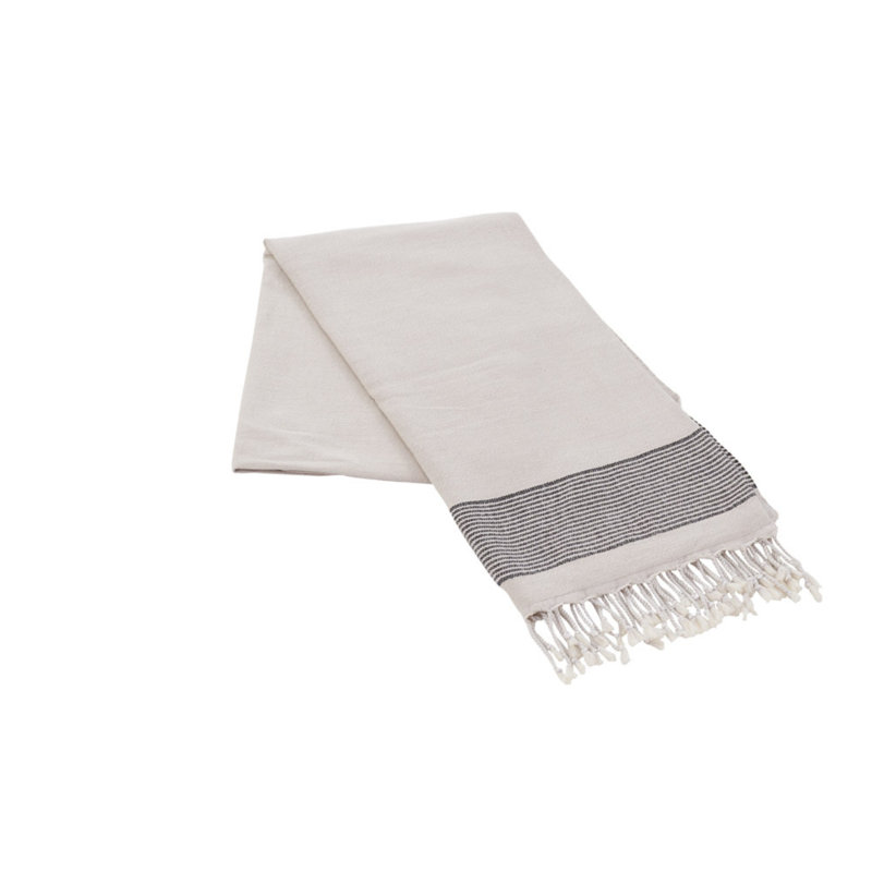 Serviette de plage Hameldon simple, gris