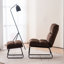 Fauteuil d'appoint avec repose-pieds en métal Endri-862096531-862096559