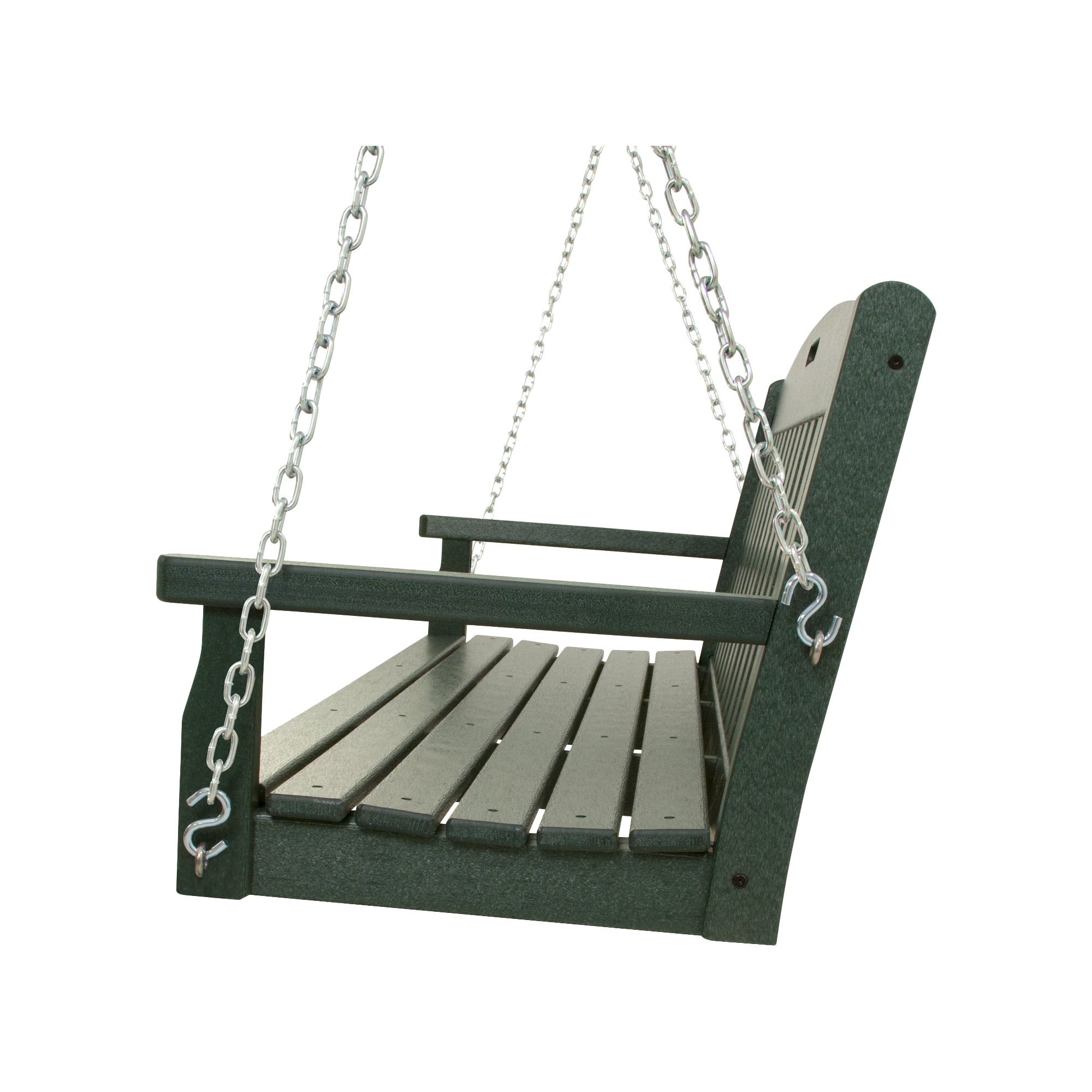 POLYWOOD Yacht Club 60" Swing, Rainforest Canopy