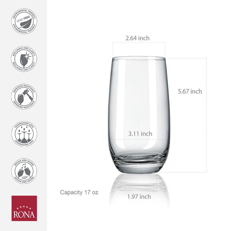 RONA Cool XL 17 oz. Highball Glass