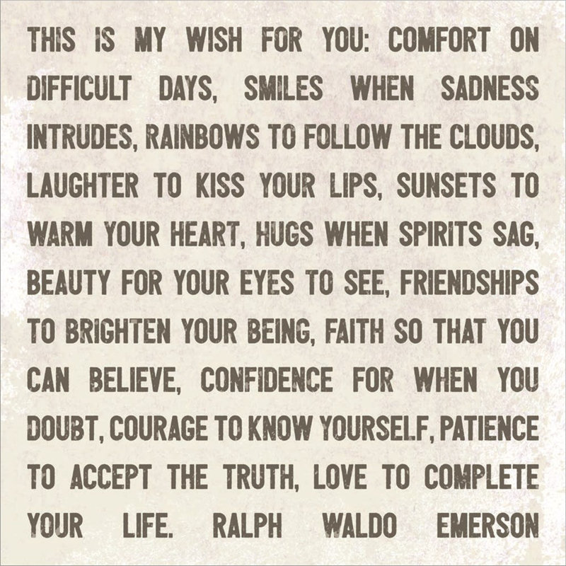 «This Is My Wish For You» par Lauren Rader - impression sur toile tendue, H 24 po x l 24 po x P 1,5 po