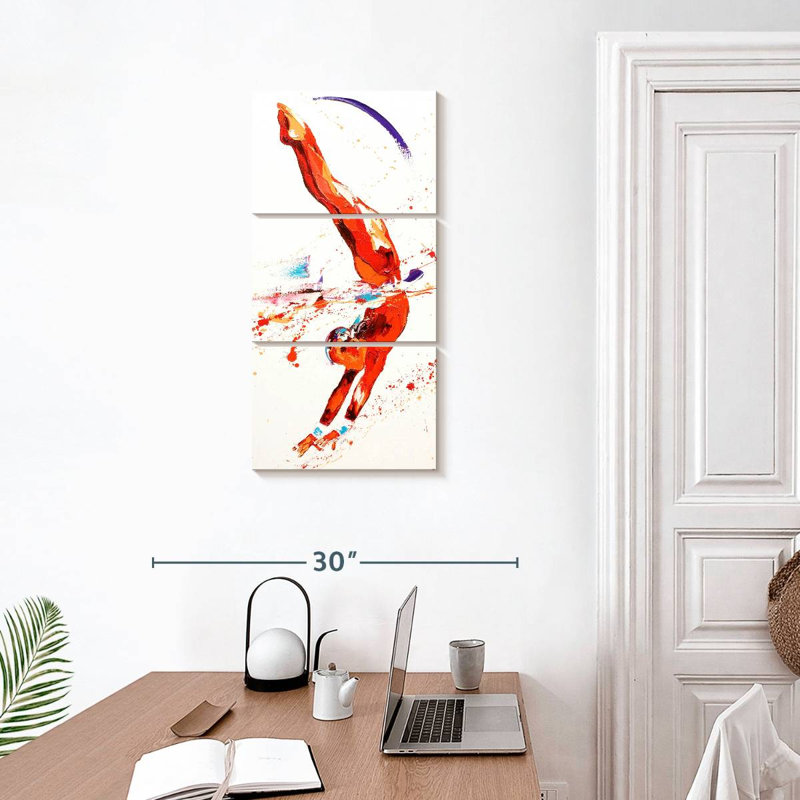 Gymnast III, 32" H x 15" W