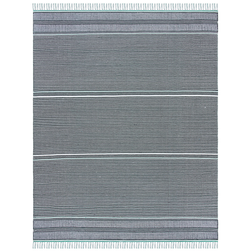 Granada Hand Woven Performance Striped Rug, Rectangle 8' x 10'