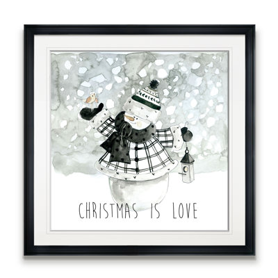 « christmas is love », peinture