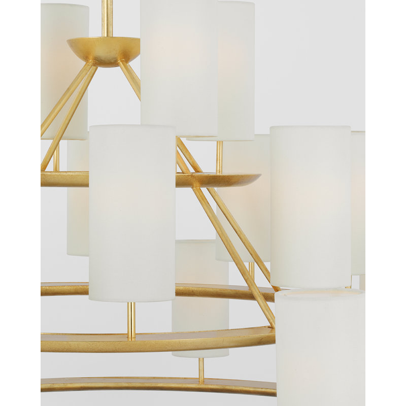 Trevi 20 - Light Chandelier, White, Gild