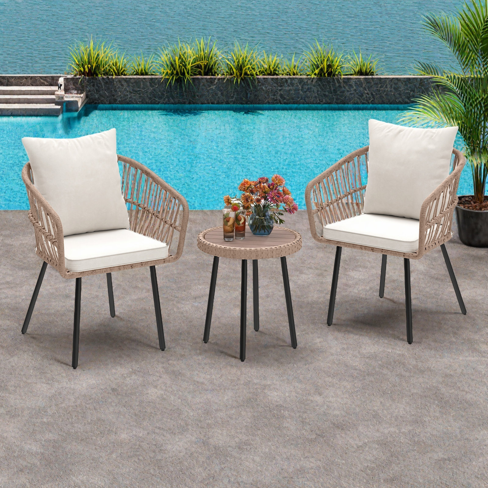 Belulah 2-Person Patio Seating Group
