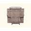 Fauteuil inclinable en velours bicolore-295974541