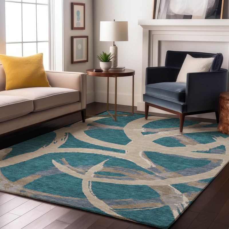 Tapis lavable à la machine de qualité supérieure Mayfield AMF1022, Rectangulaire 8 pi x 10 pi