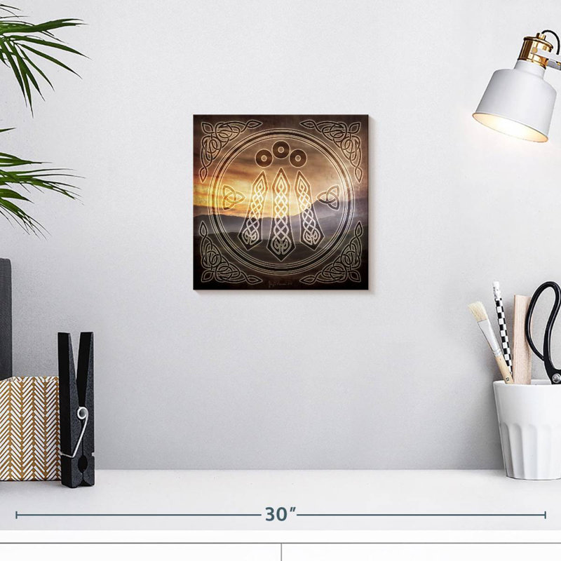Celtic Awen, 10" H x 10" W