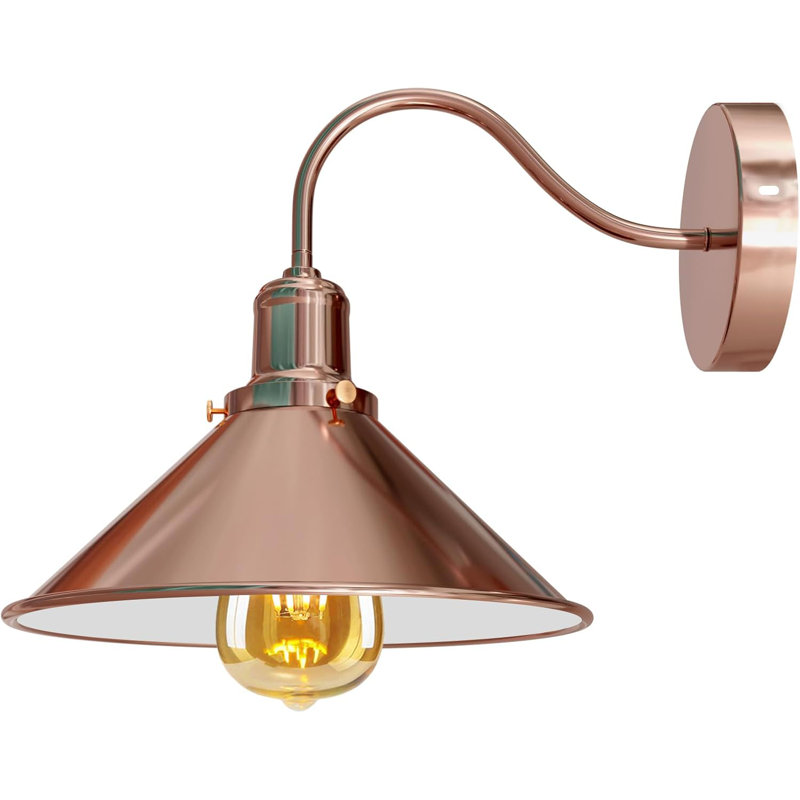 Mcniel Armed Sconce, Rose Gold