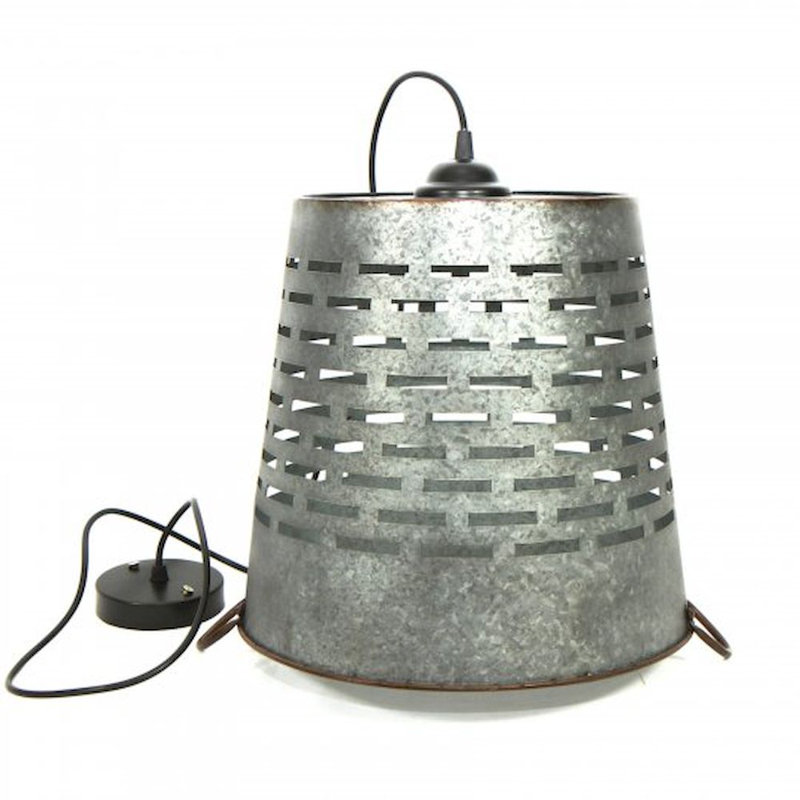 Shad 1 - Light Single Pendant, 9.5" H x 8.75" W x 8.75" D