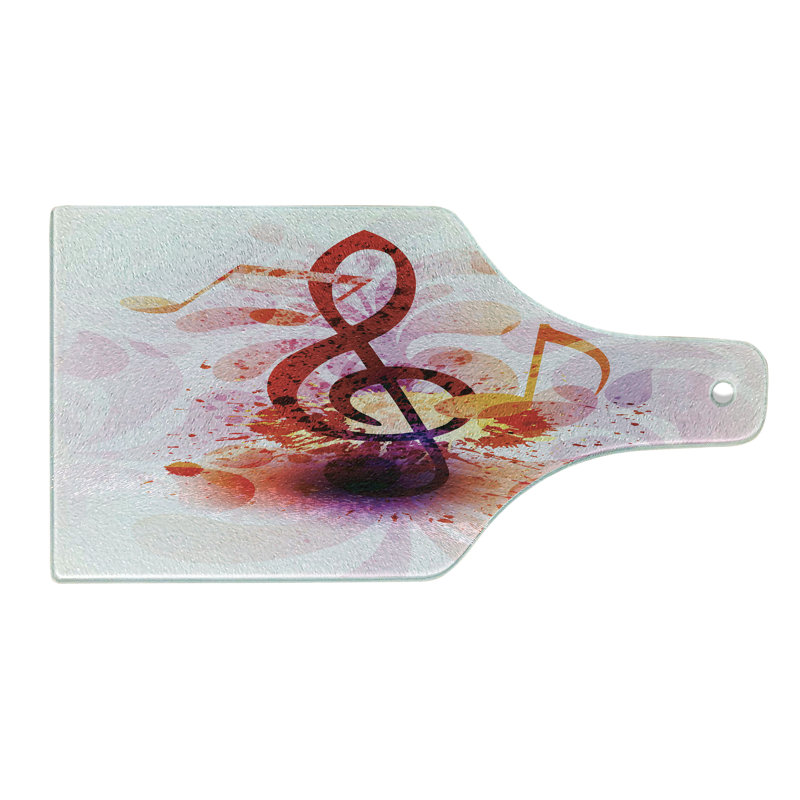 East Urban Home Glass Music Cutting Board
