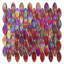 Wool 7/8" x 7/8" Domes Glass Mosaic
