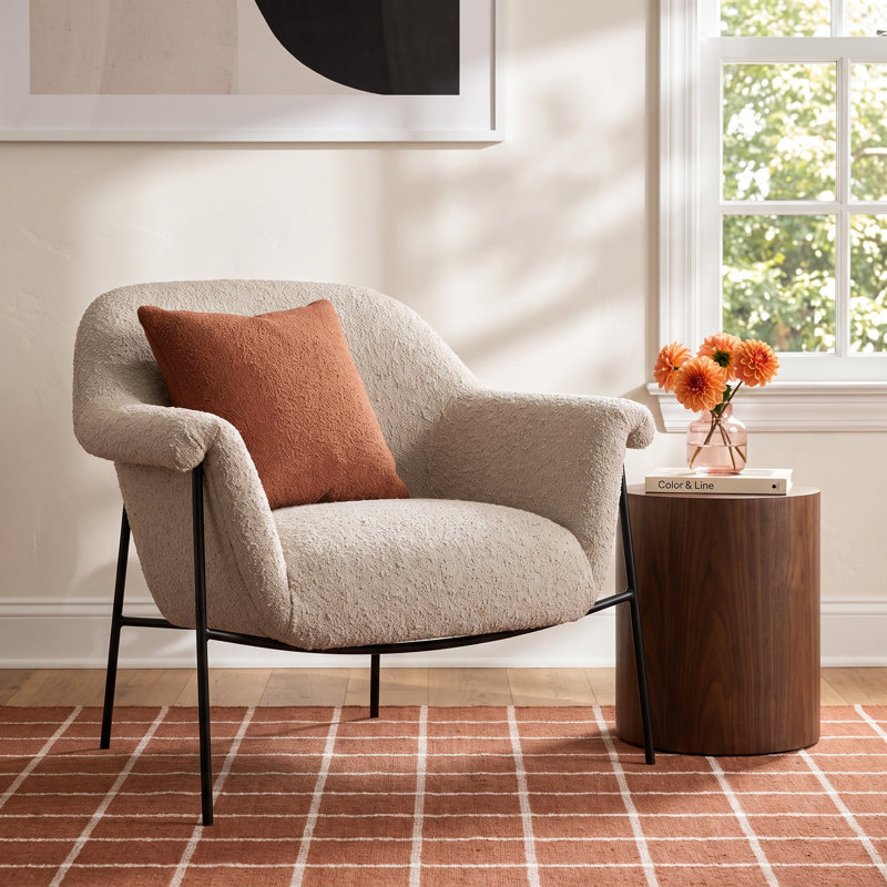Mythos Upholstered Armchair, Knoll Sand