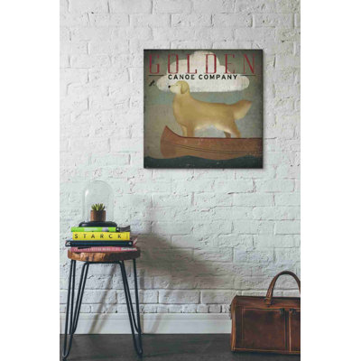 " Golden Dog Canoe Co " Print
