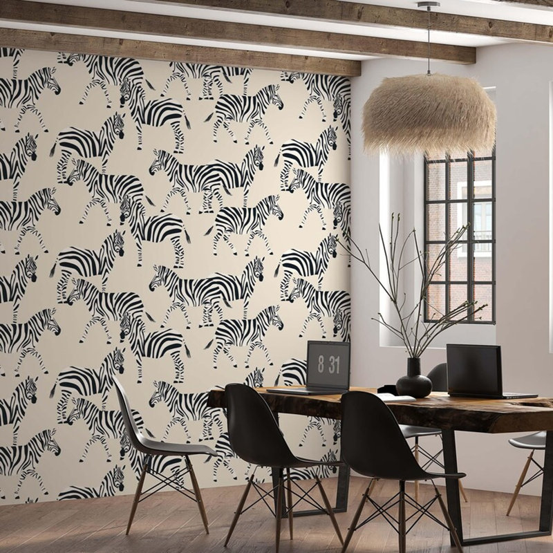 Urban Safari: Zebra Whispers, L 108 po x l 96 po