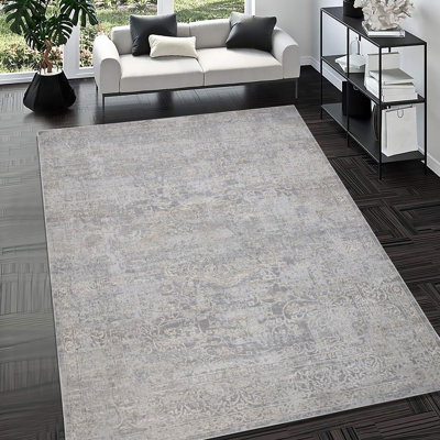 Tapis oriental gris / beige Losino