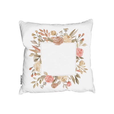 Floral Square Cushion