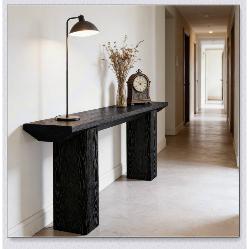 Console triangulaire, canapé, table d'entrée moderne