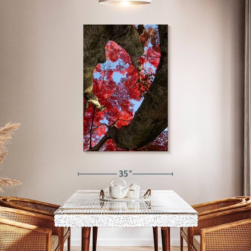 Harnek Under The Red Maple Tree, 48" H x 32" W