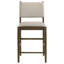 Ensemble de 2 chaises d'appoint Crispin Brown