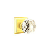 Privacy (Bed & Bath) Diamond Crystal Knob with Quincy Rose