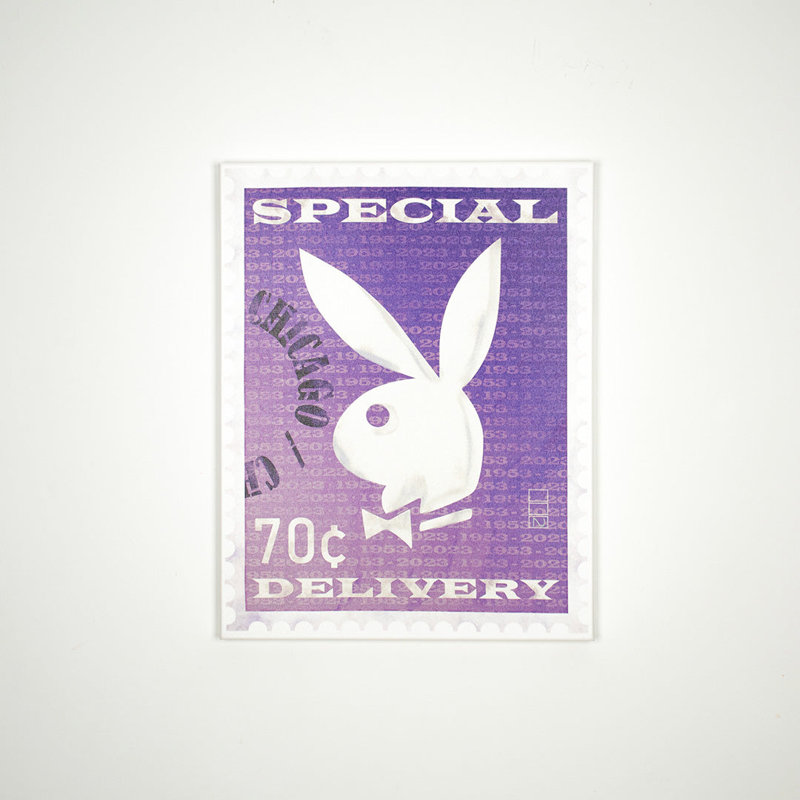Art mural Playboy - Timbre, Mauve